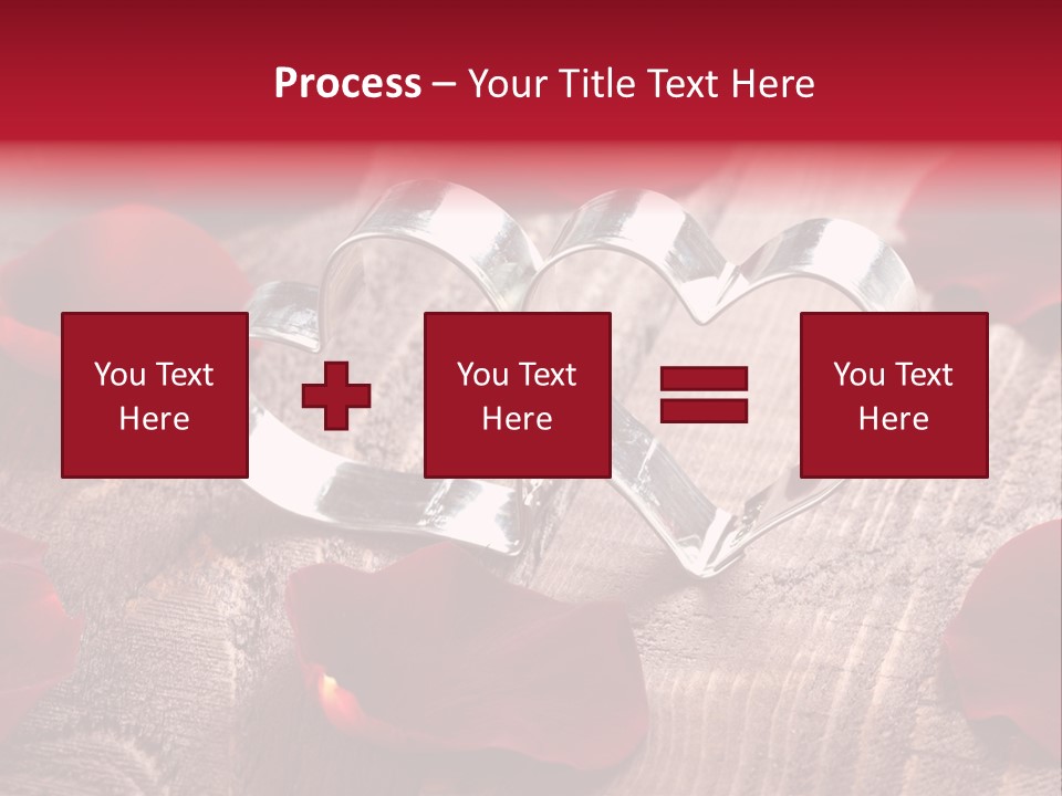 Petal Birthday Rose Petal PowerPoint Template