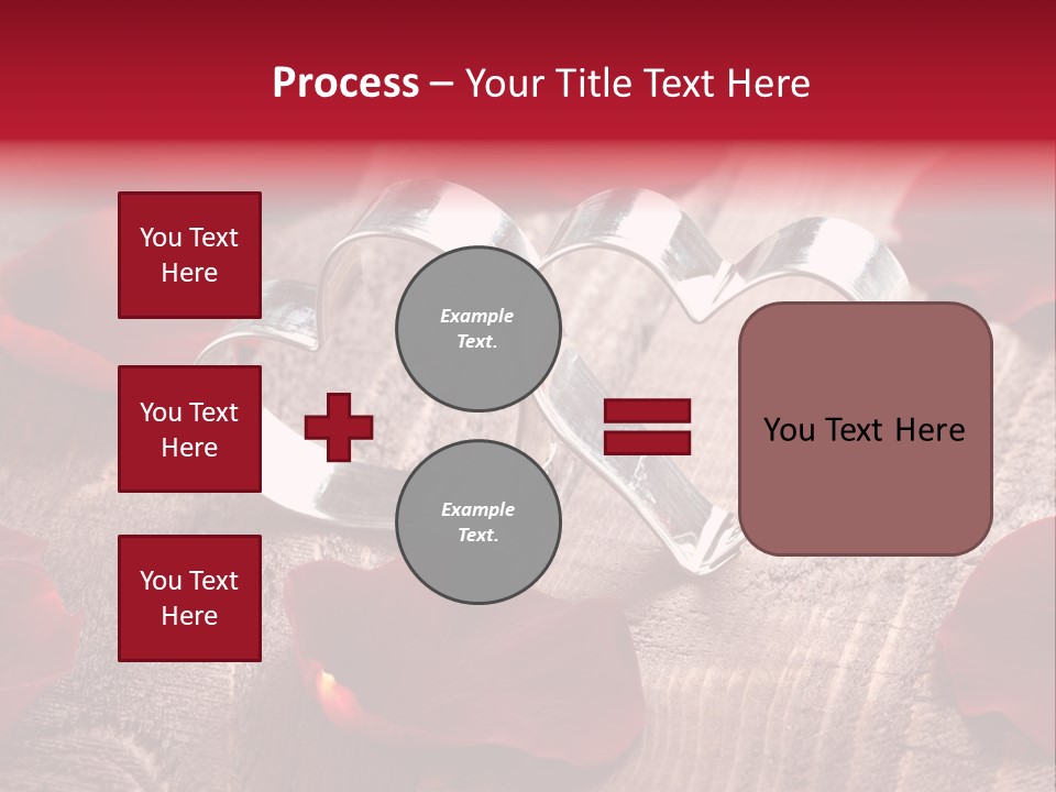 Petal Birthday Rose Petal PowerPoint Template