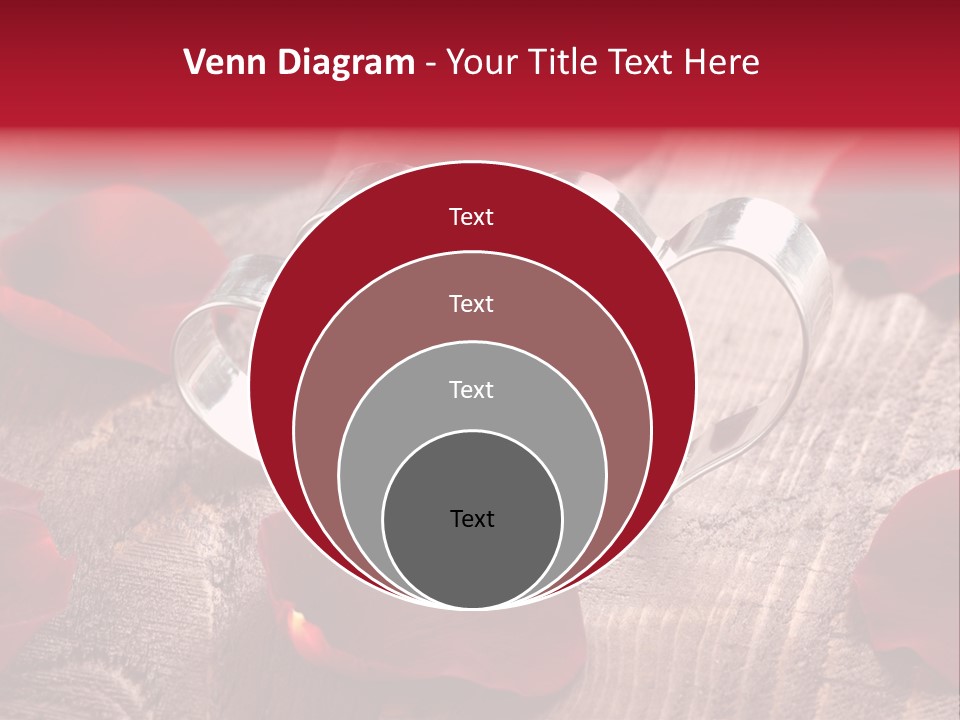 Petal Birthday Rose Petal PowerPoint Template