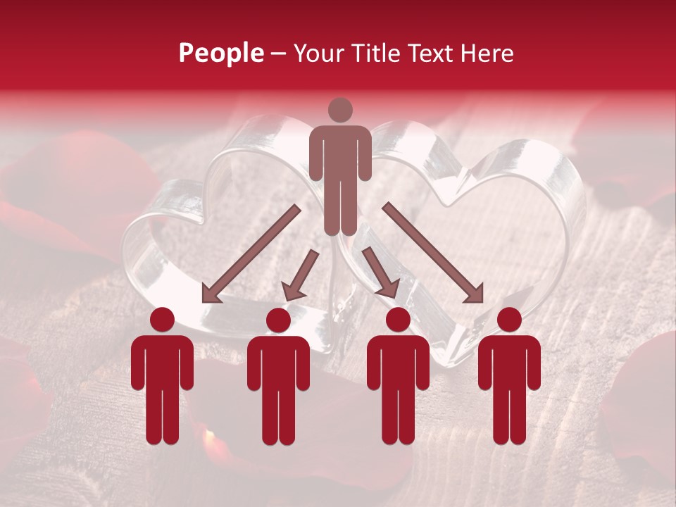 Petal Birthday Rose Petal PowerPoint Template