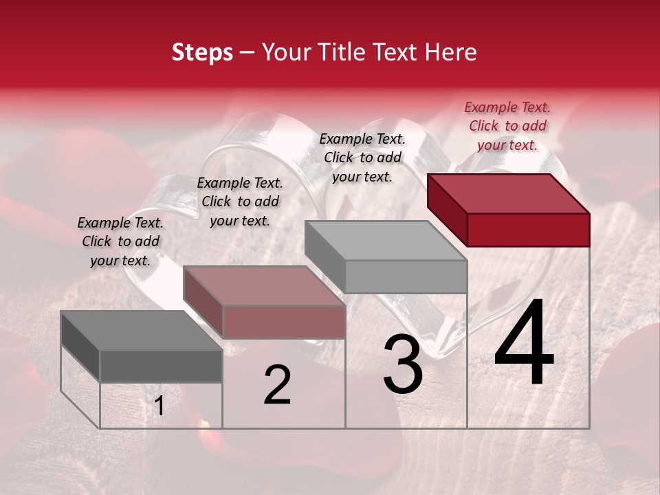 Petal Birthday Rose Petal PowerPoint Template