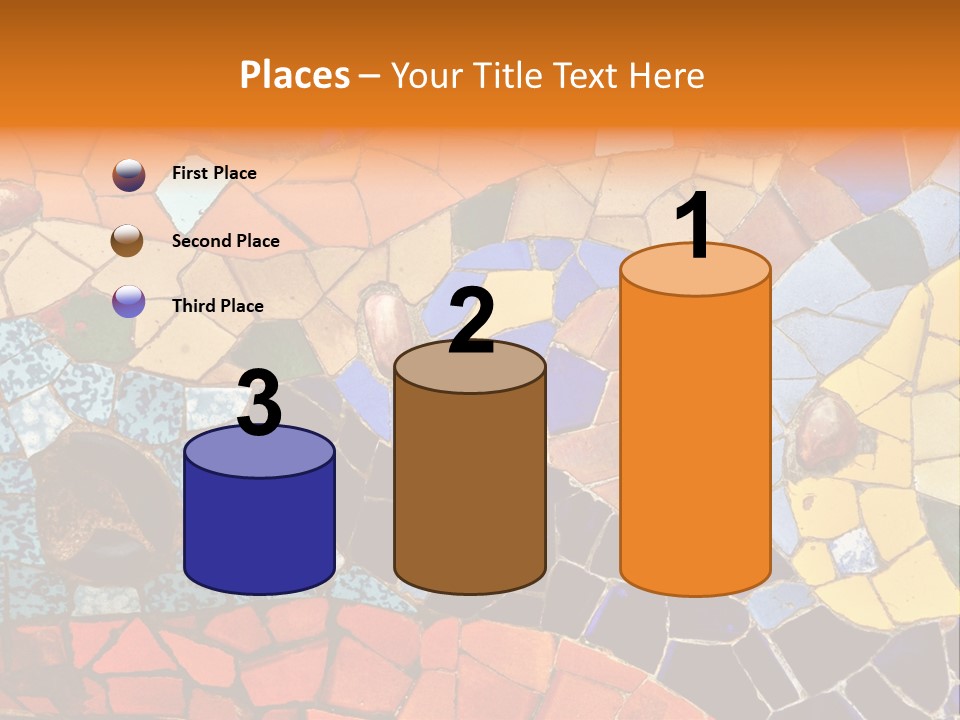 Design Ceramic Gaudi PowerPoint Template