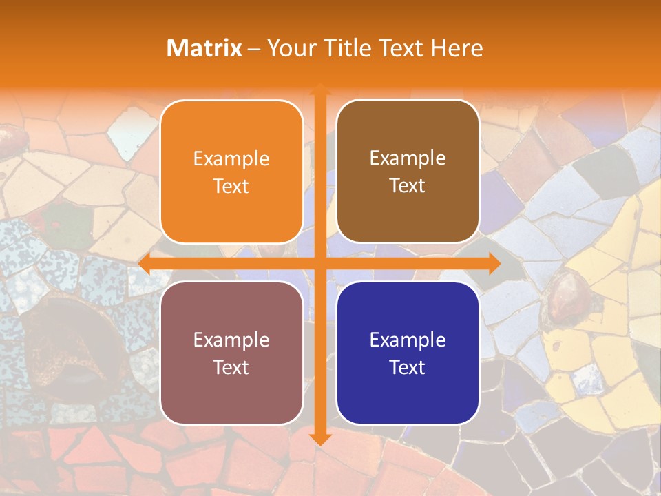 Design Ceramic Gaudi PowerPoint Template