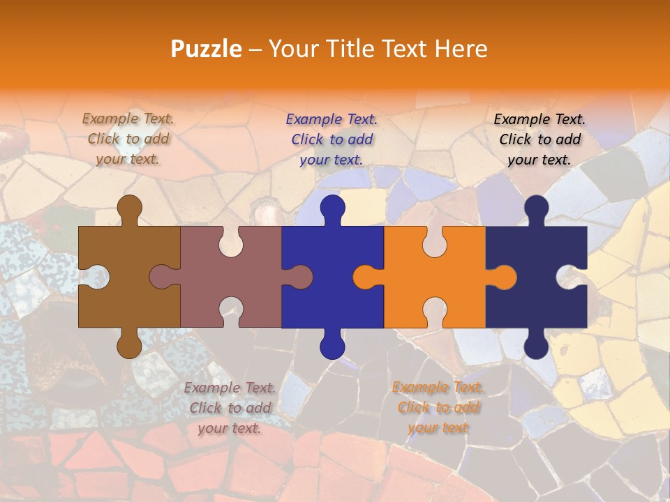 Design Ceramic Gaudi PowerPoint Template