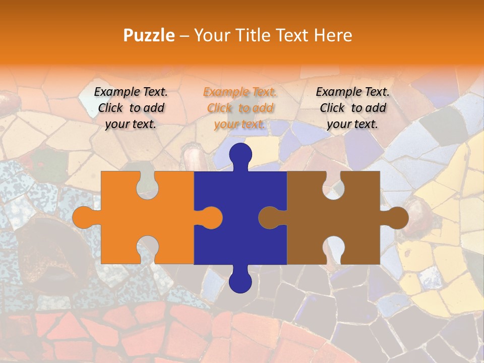 Design Ceramic Gaudi PowerPoint Template