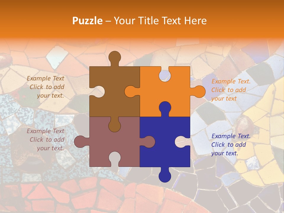 Design Ceramic Gaudi PowerPoint Template