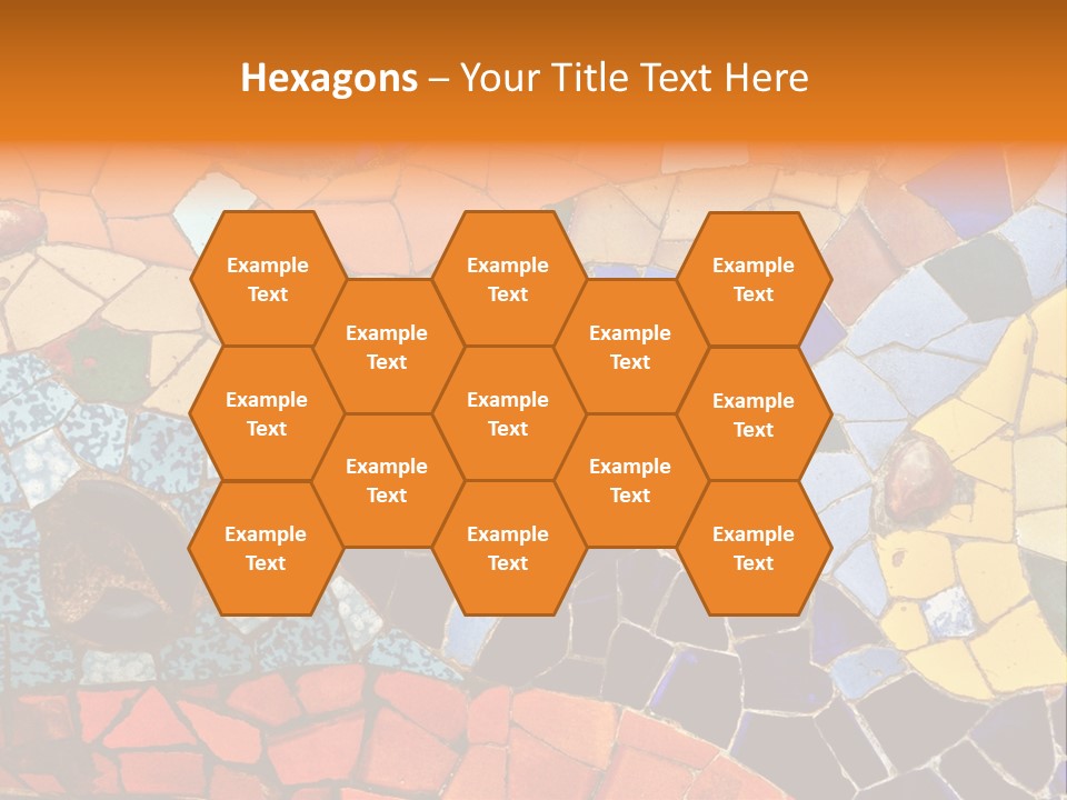 Design Ceramic Gaudi PowerPoint Template