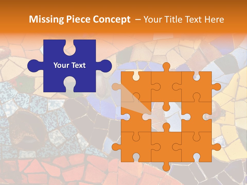 Design Ceramic Gaudi PowerPoint Template