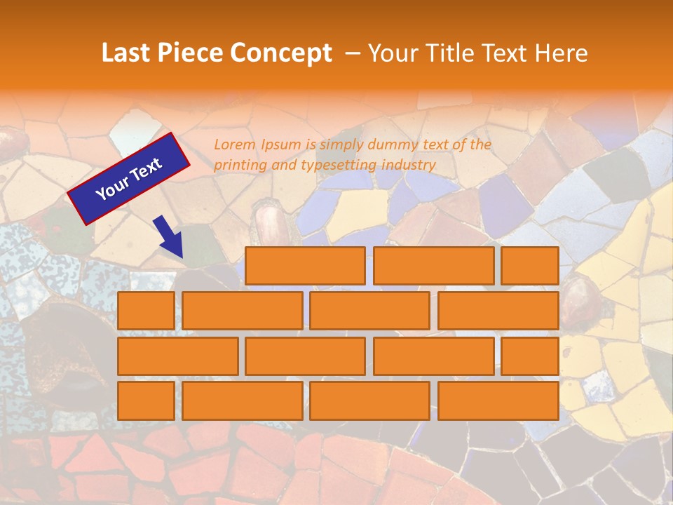 Design Ceramic Gaudi PowerPoint Template