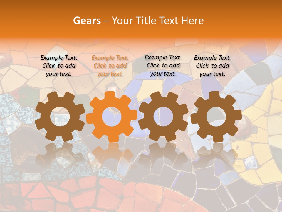 Design Ceramic Gaudi PowerPoint Template