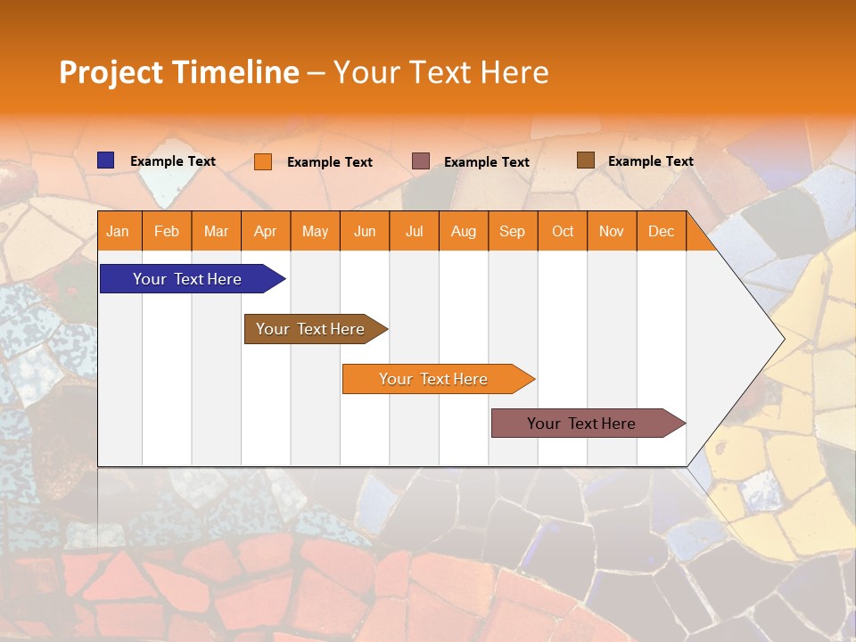 Design Ceramic Gaudi PowerPoint Template