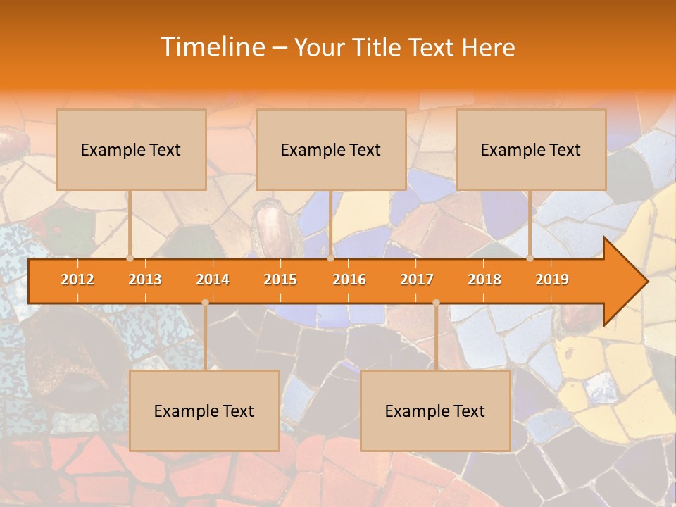 Design Ceramic Gaudi PowerPoint Template