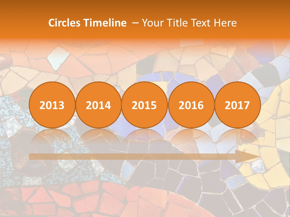 Design Ceramic Gaudi PowerPoint Template