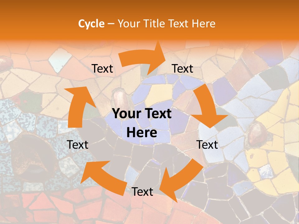 Design Ceramic Gaudi PowerPoint Template