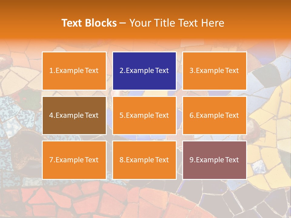 Design Ceramic Gaudi PowerPoint Template