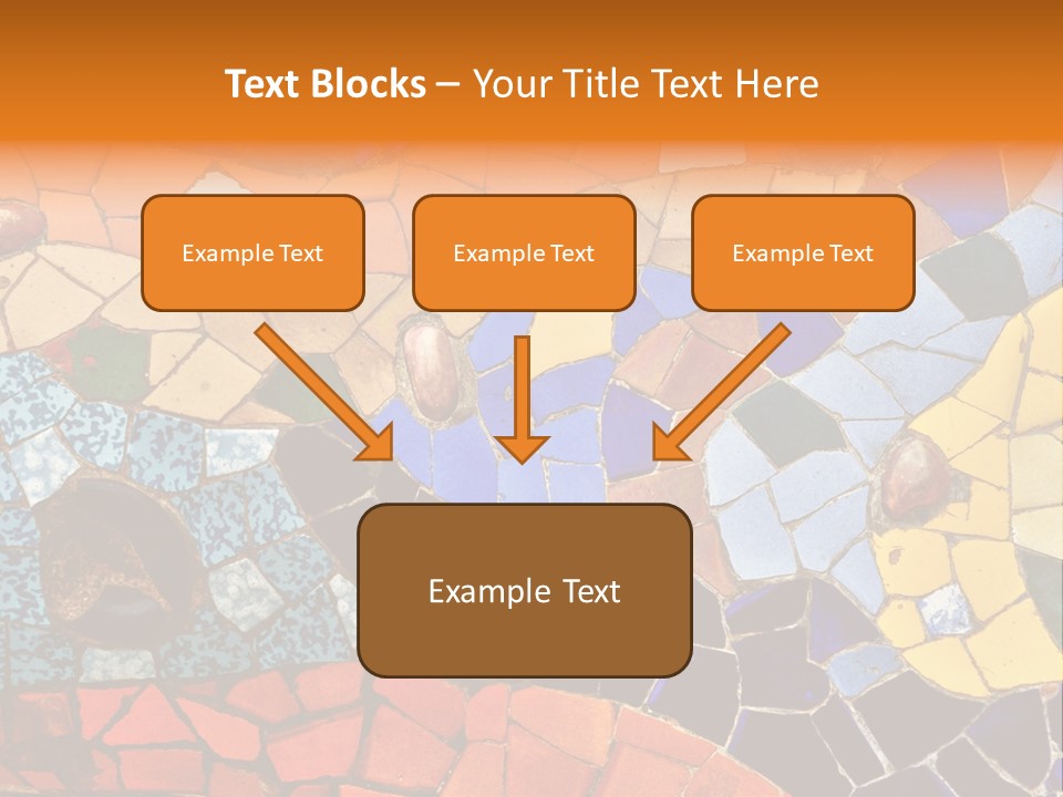 Design Ceramic Gaudi PowerPoint Template