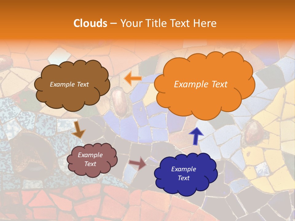 Design Ceramic Gaudi PowerPoint Template