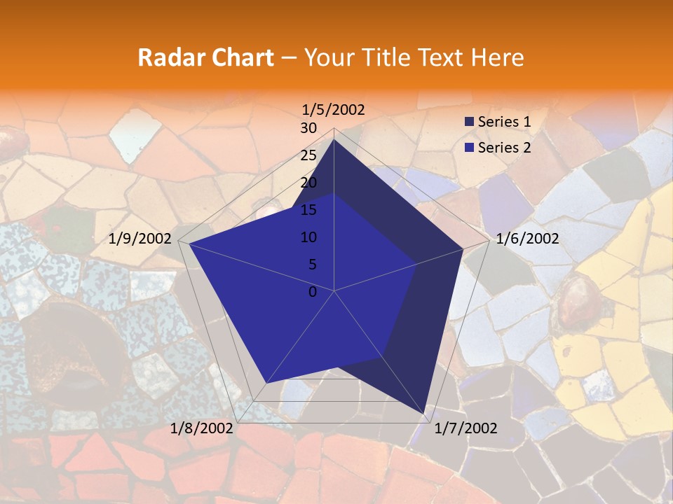Design Ceramic Gaudi PowerPoint Template