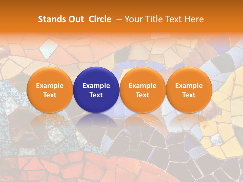 Design Ceramic Gaudi PowerPoint Template