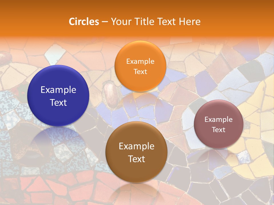 Design Ceramic Gaudi PowerPoint Template