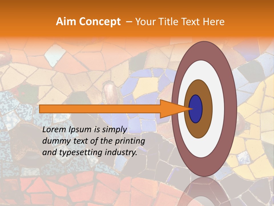 Design Ceramic Gaudi PowerPoint Template