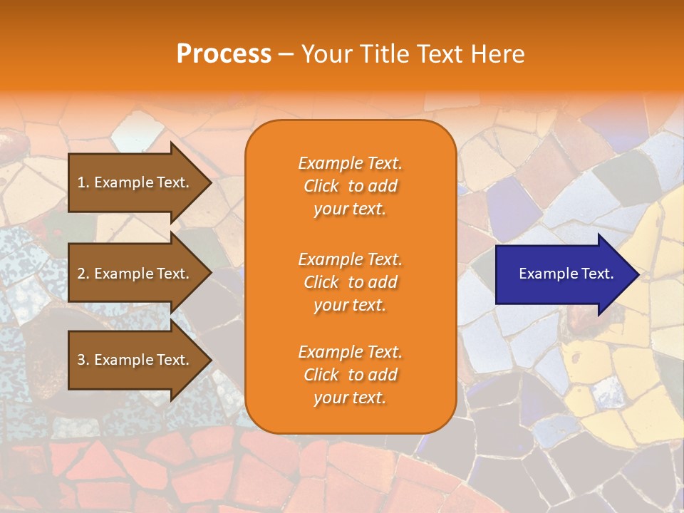 Design Ceramic Gaudi PowerPoint Template