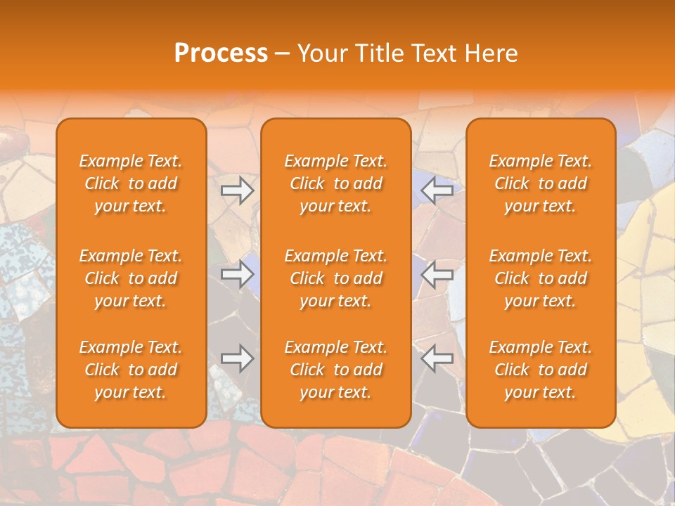 Design Ceramic Gaudi PowerPoint Template
