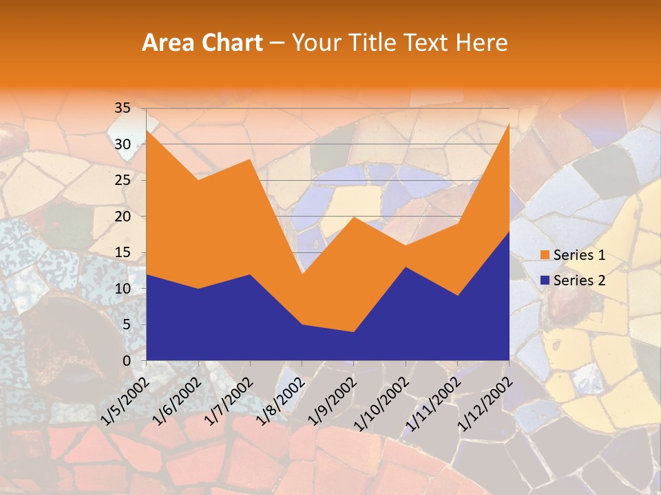 Design Ceramic Gaudi PowerPoint Template