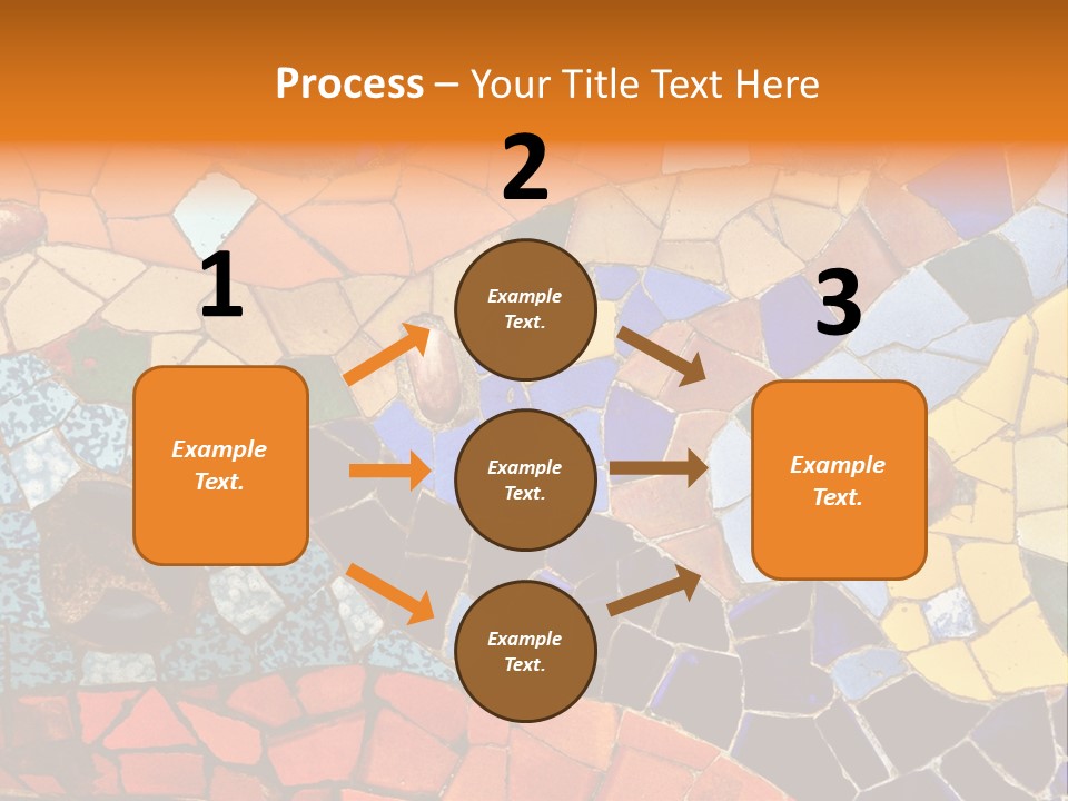 Design Ceramic Gaudi PowerPoint Template