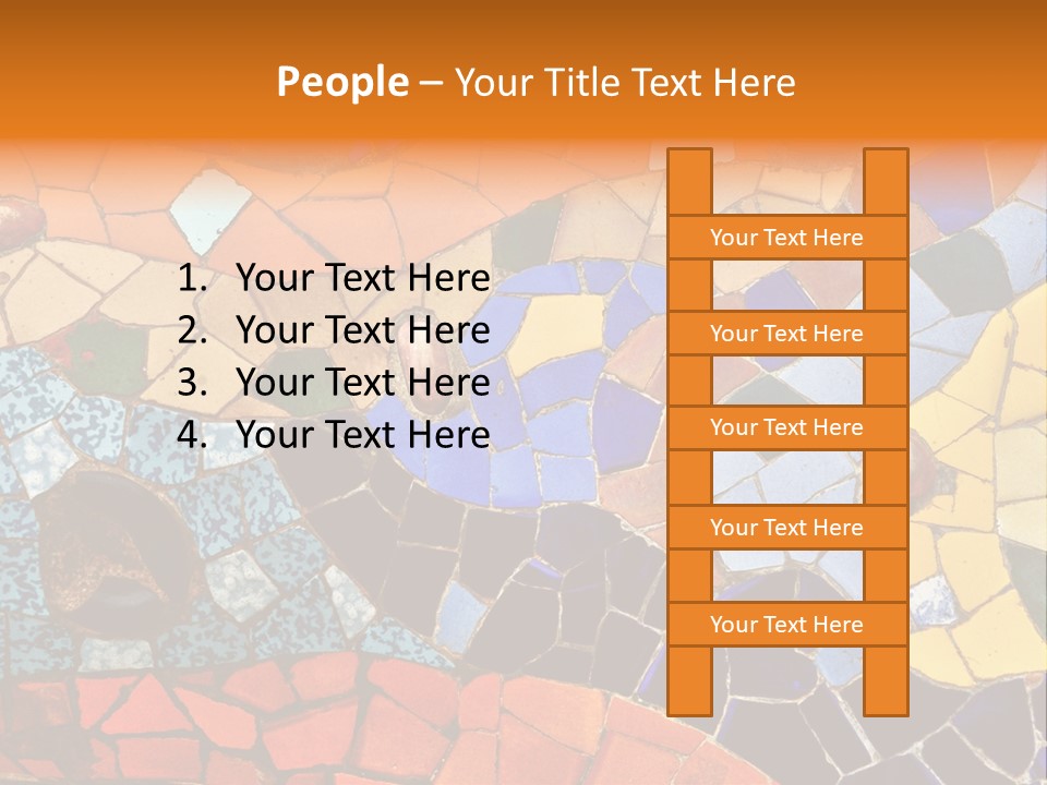 Design Ceramic Gaudi PowerPoint Template