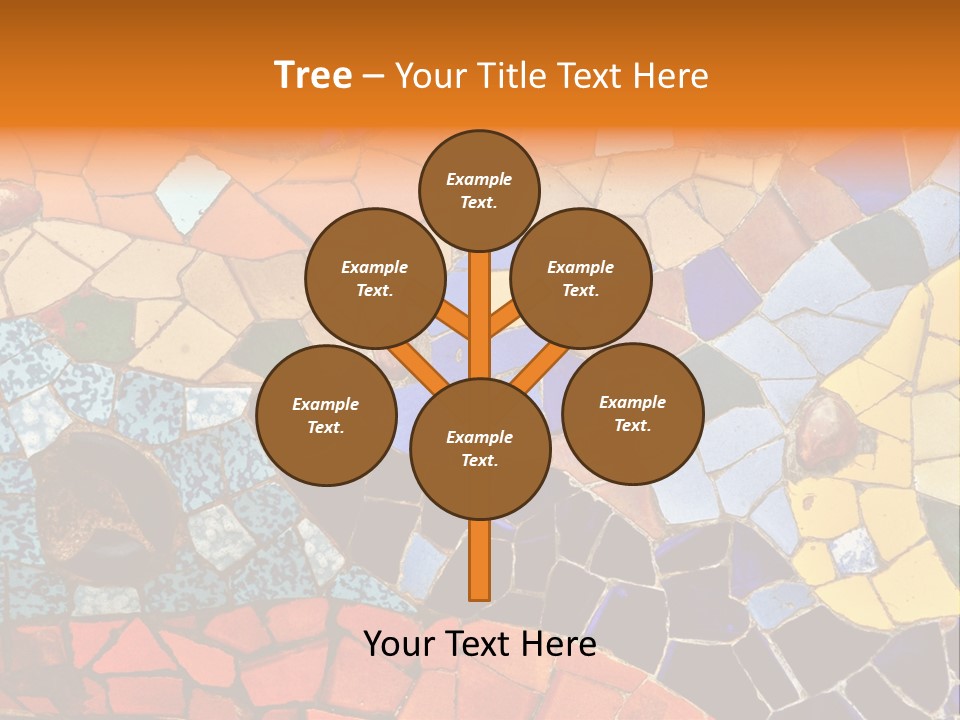Design Ceramic Gaudi PowerPoint Template
