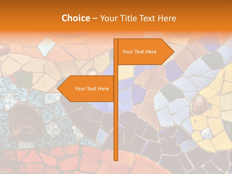 Design Ceramic Gaudi PowerPoint Template