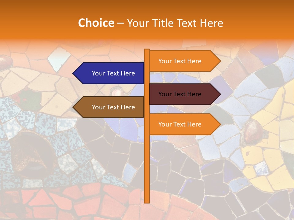 Design Ceramic Gaudi PowerPoint Template