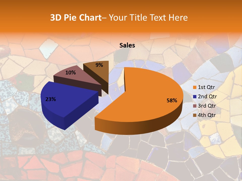 Design Ceramic Gaudi PowerPoint Template