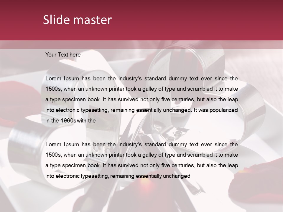 Holiday Tableware Symbol PowerPoint Template