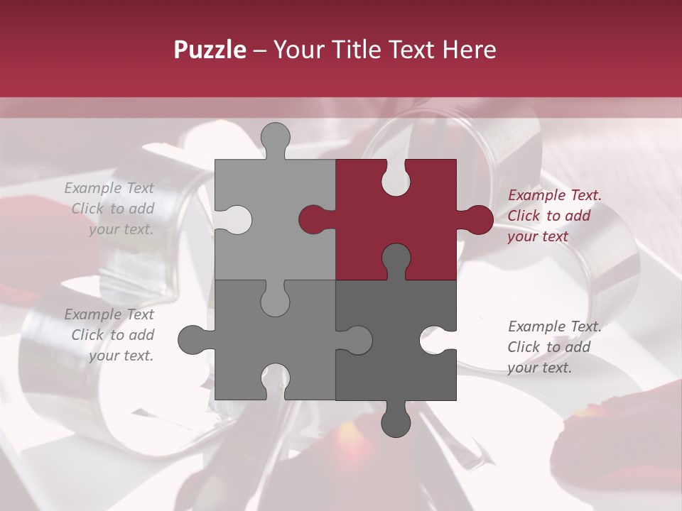 Holiday Tableware Symbol PowerPoint Template