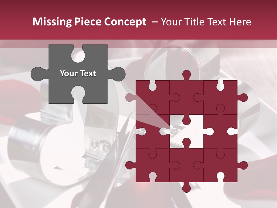 Holiday Tableware Symbol PowerPoint Template