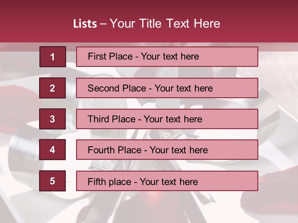 Holiday Tableware Symbol PowerPoint Template