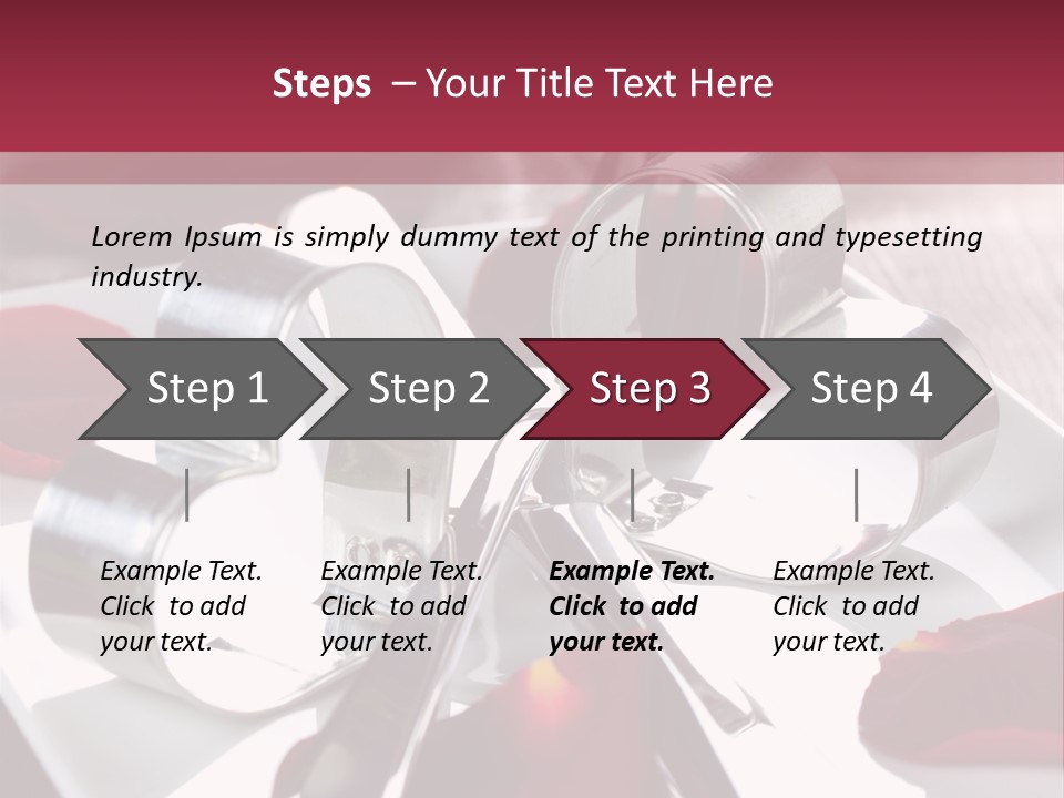 Holiday Tableware Symbol PowerPoint Template