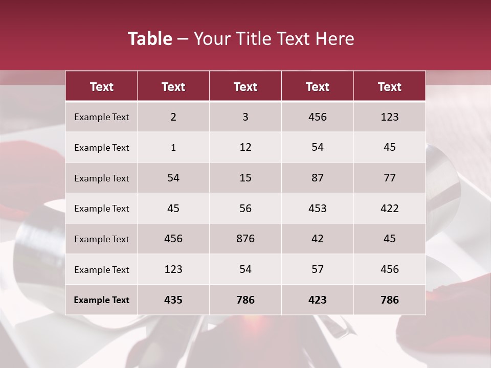 Holiday Tableware Symbol PowerPoint Template
