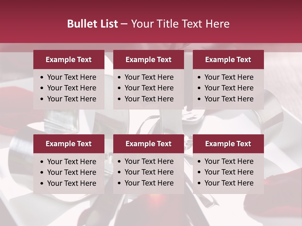 Holiday Tableware Symbol PowerPoint Template