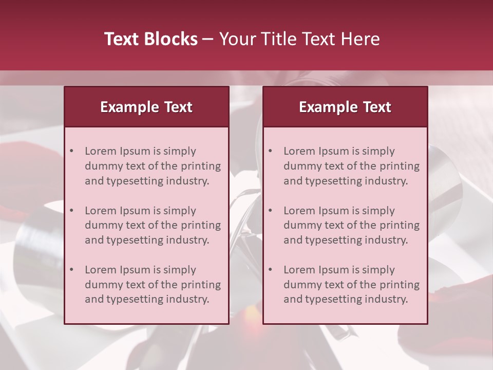 Holiday Tableware Symbol PowerPoint Template