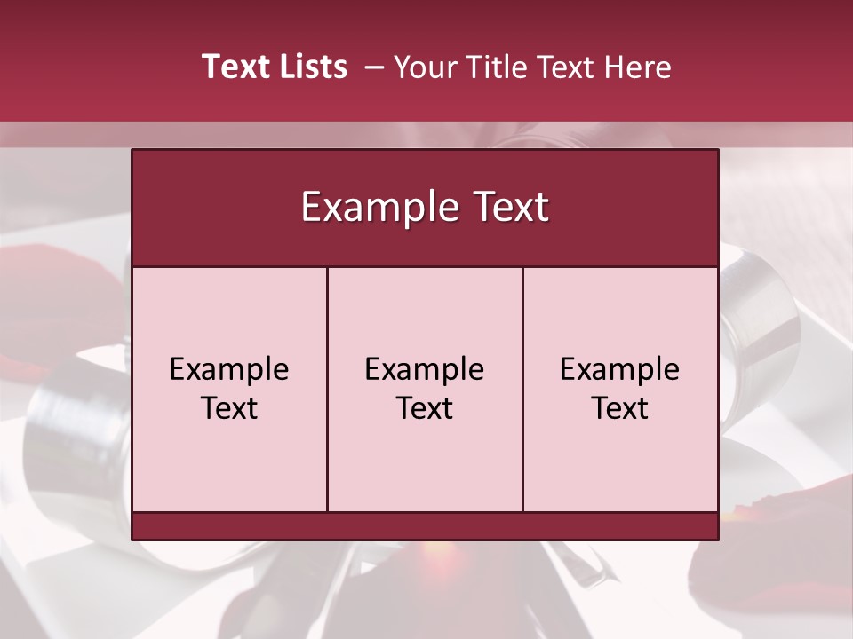 Holiday Tableware Symbol PowerPoint Template