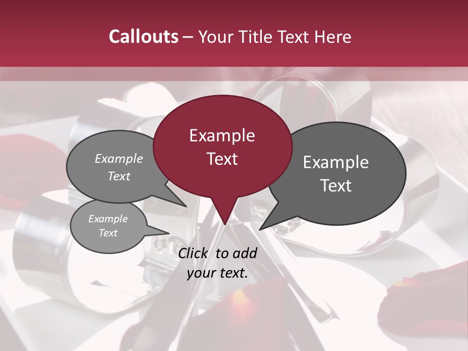 Holiday Tableware Symbol PowerPoint Template