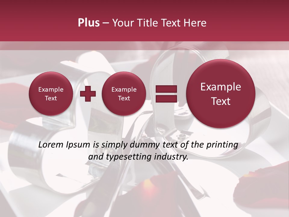 Holiday Tableware Symbol PowerPoint Template