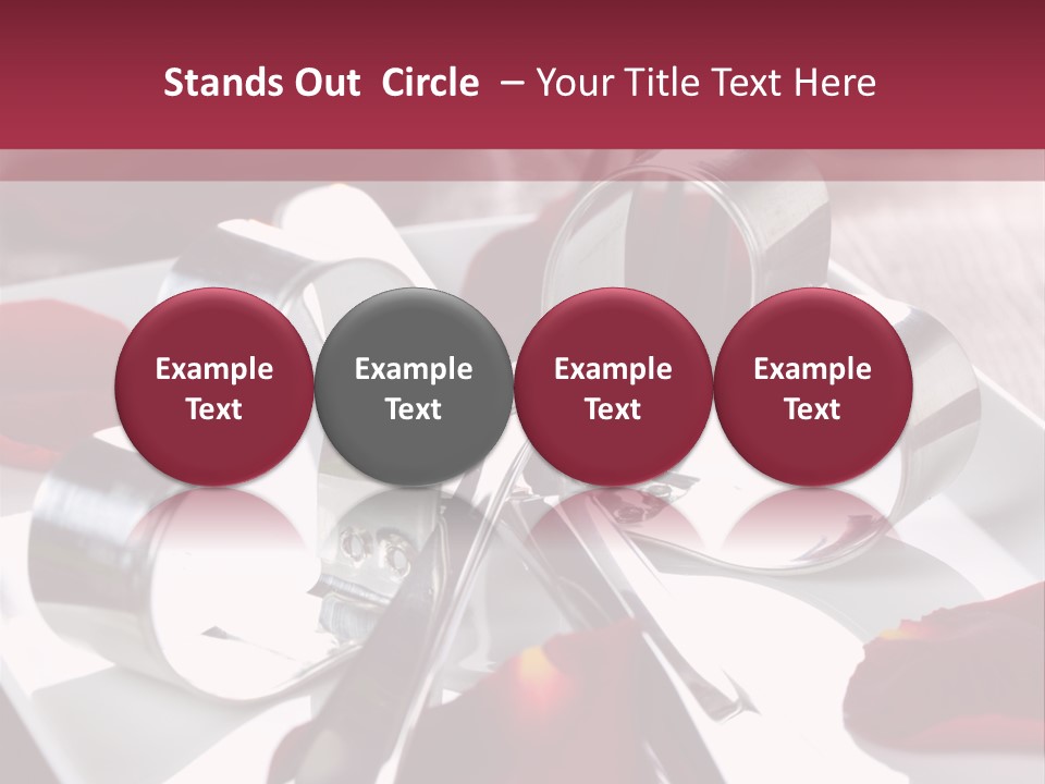 Holiday Tableware Symbol PowerPoint Template