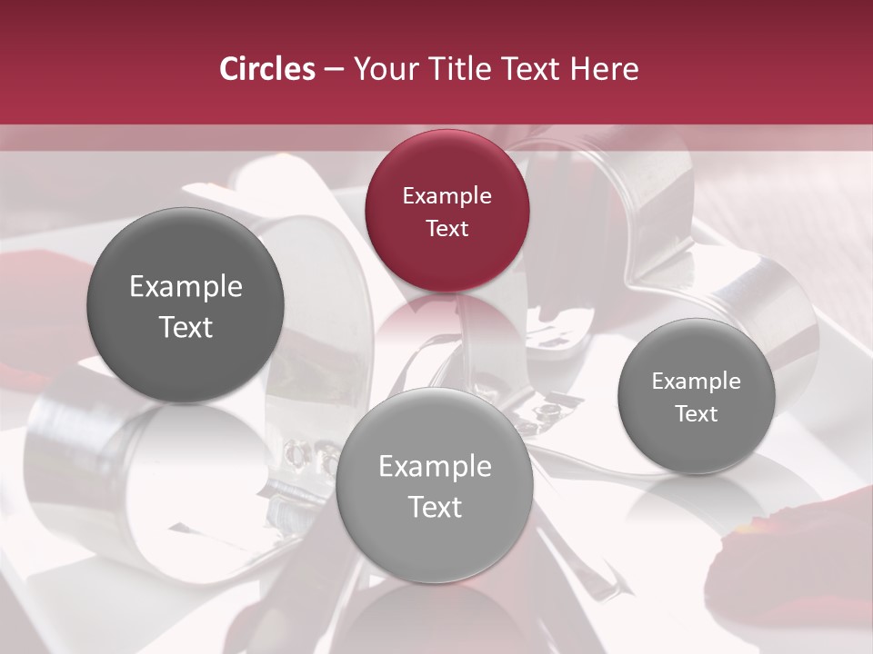 Holiday Tableware Symbol PowerPoint Template