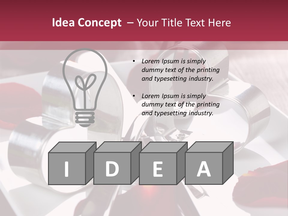 Holiday Tableware Symbol PowerPoint Template