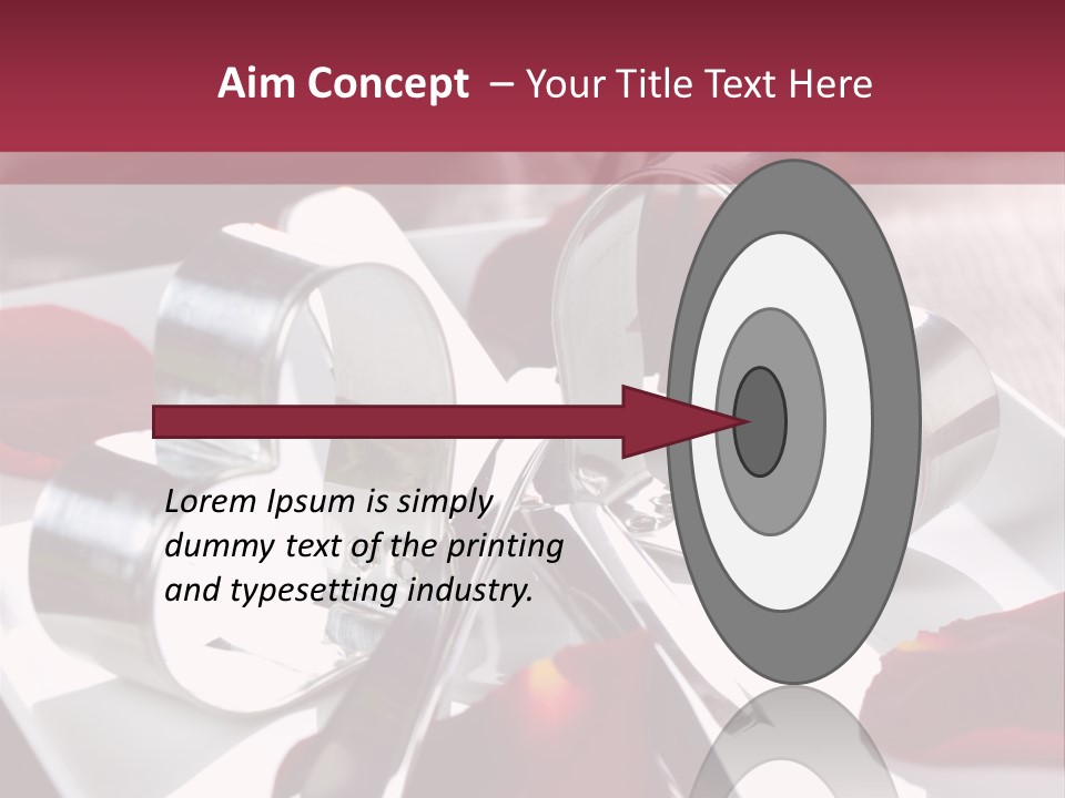 Holiday Tableware Symbol PowerPoint Template