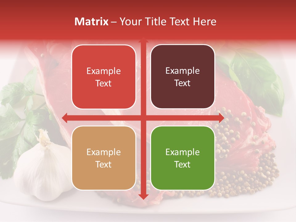 Plate Steak Butcher PowerPoint Template